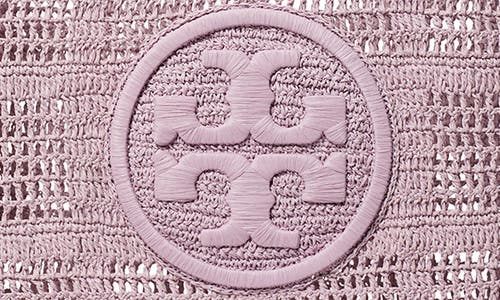 Tory Burch Ella Large Hand Crocheted Tote In Pale Purple
