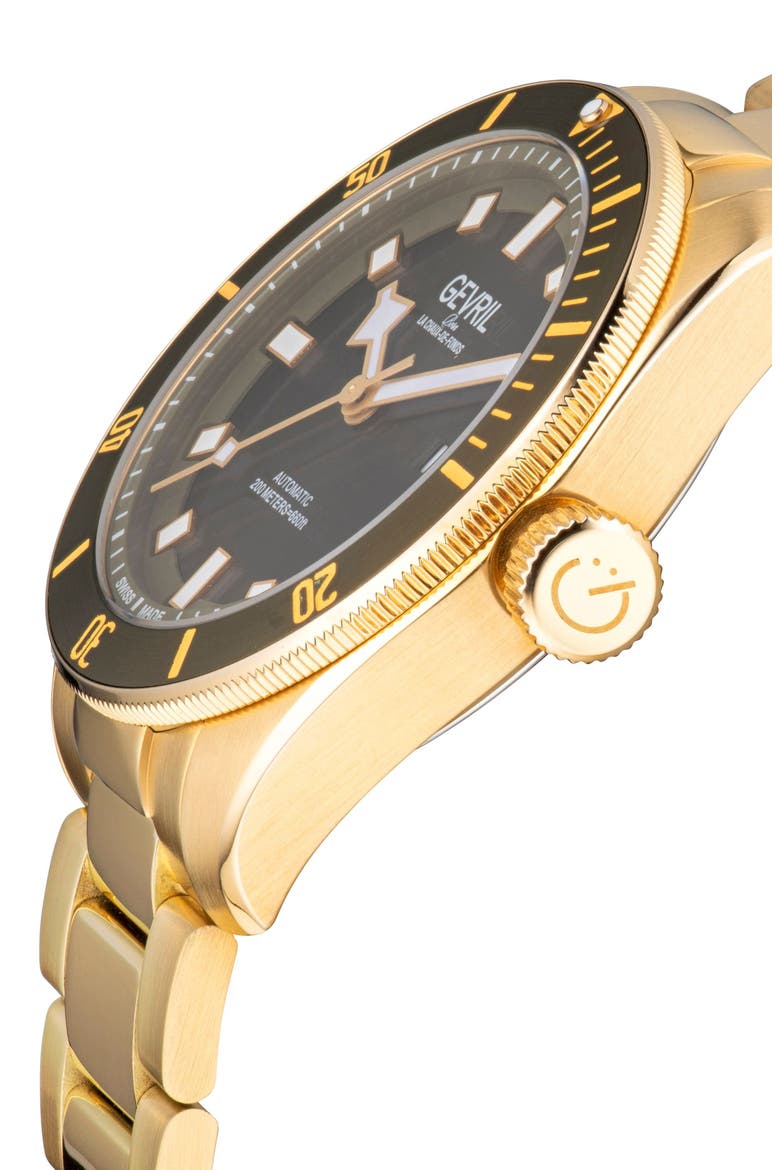 Yorkville Bracelet Watch, 43mm, Alternate, color, GOLD