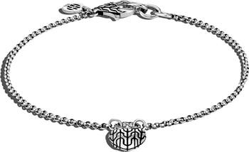Silver Heart Charm Bracelet