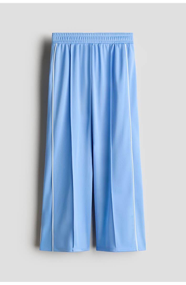 H&M Wide-leg Track Pants, Main, color, Blue