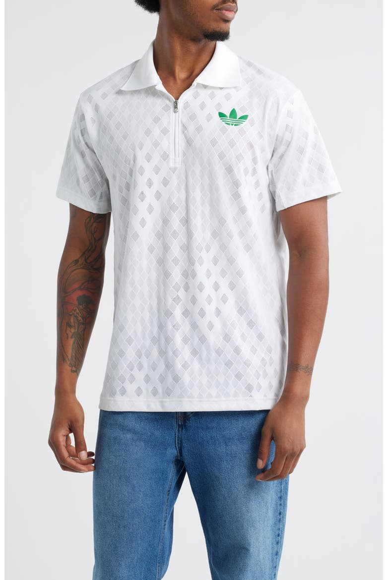 Pro Quarter Zip Polo, Main, color, WHITE
