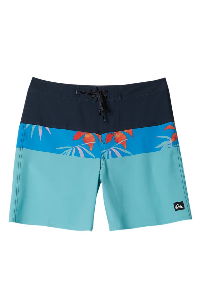Quiksilver Surfsilk Panel 20 Board Shorts, Alternate, color, Monaco Blue