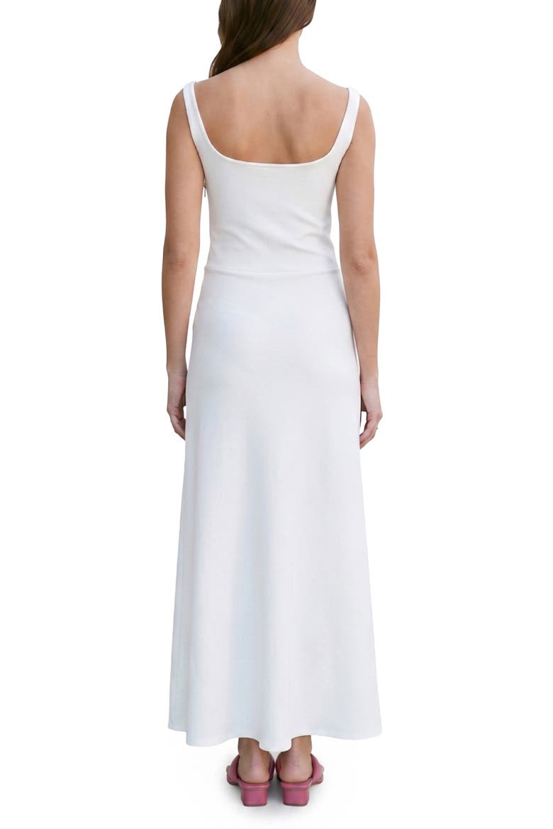 Marvin Tank Ponté Maxi Dress, Alternate, color, OFF WHITE