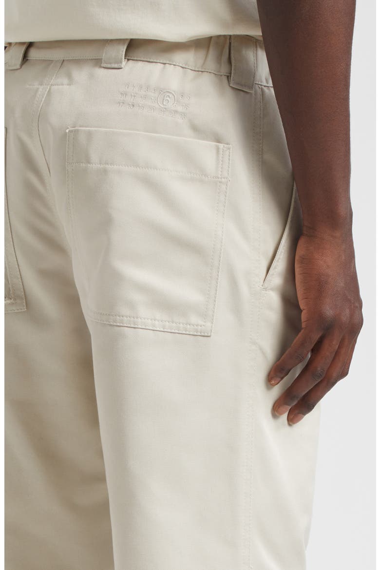 Distressed Seam Twill Pants, Alternate, color, BEIGE