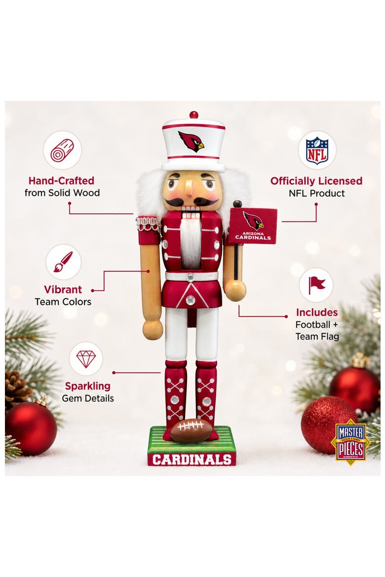 Arizona Cardinals Collectible Nutcracker, Alternate, color, Multicolor