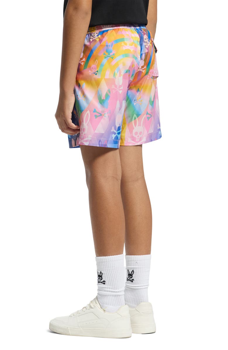 Psycho Bunny Kids' Milos Swim Trunks, Alternate, color, 