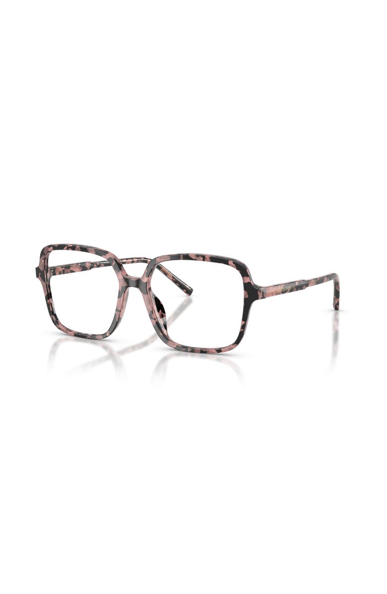 Dolce&Gabbana 55mm Square optical glasses, Main, color, Tortoise