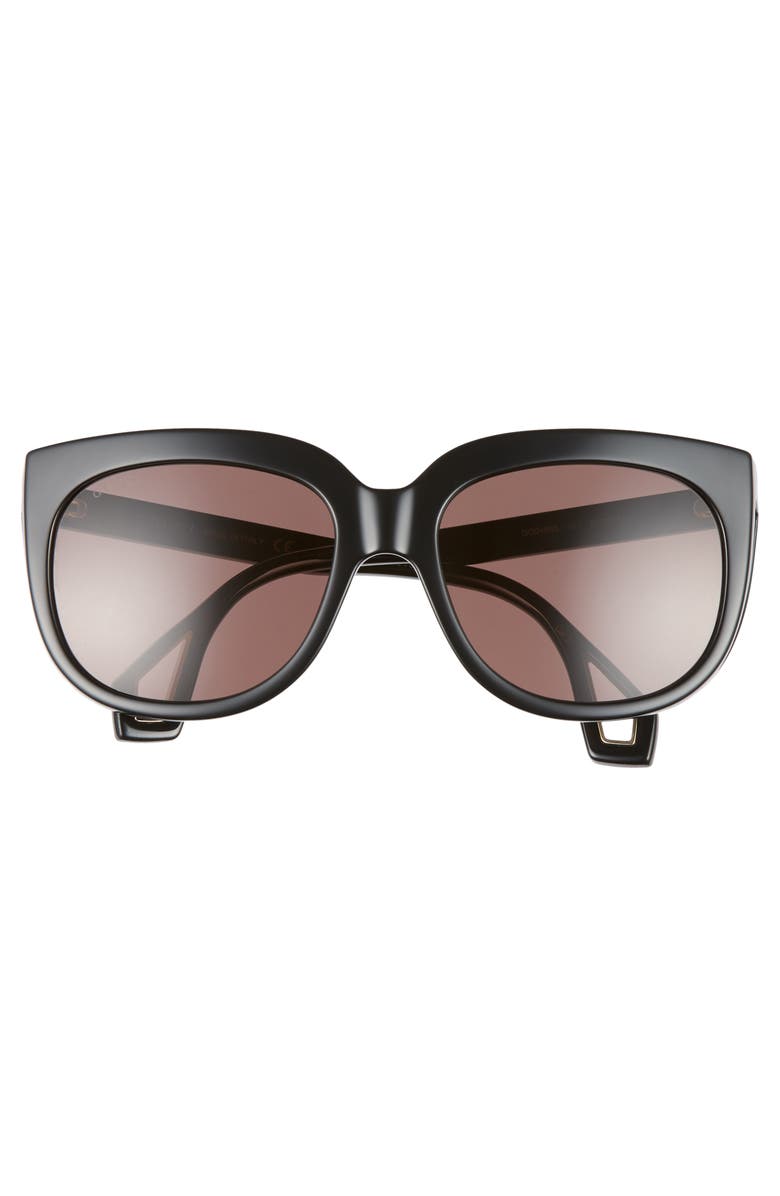 Gucci 57mm Cat Eye Sunglasses, Alternate, color, 
