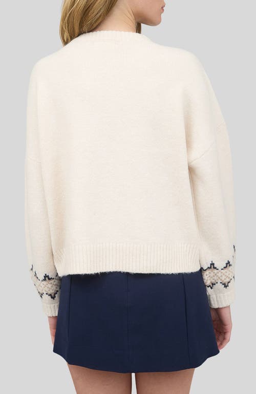 Blu Pepper Bunny Sweater In Neutral