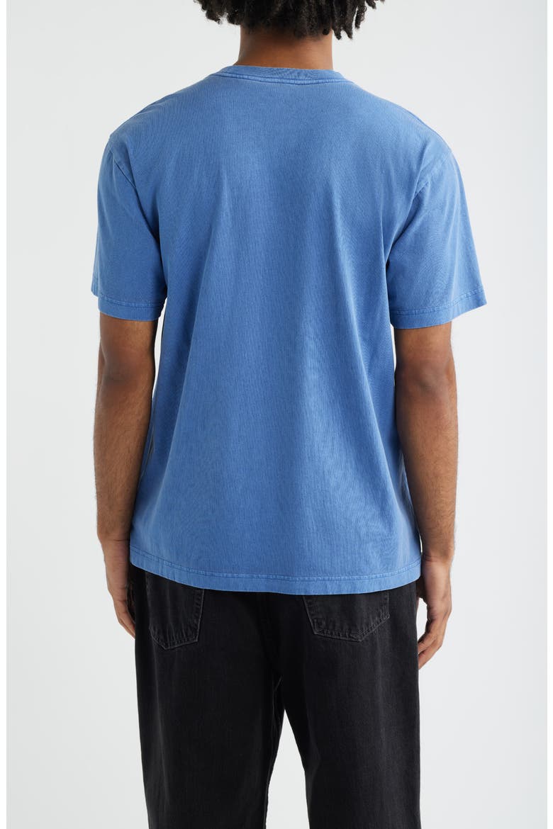 Cotton Logo T-Shirt, Alternate, color, PIGMENT ELECTRIC INDIGO