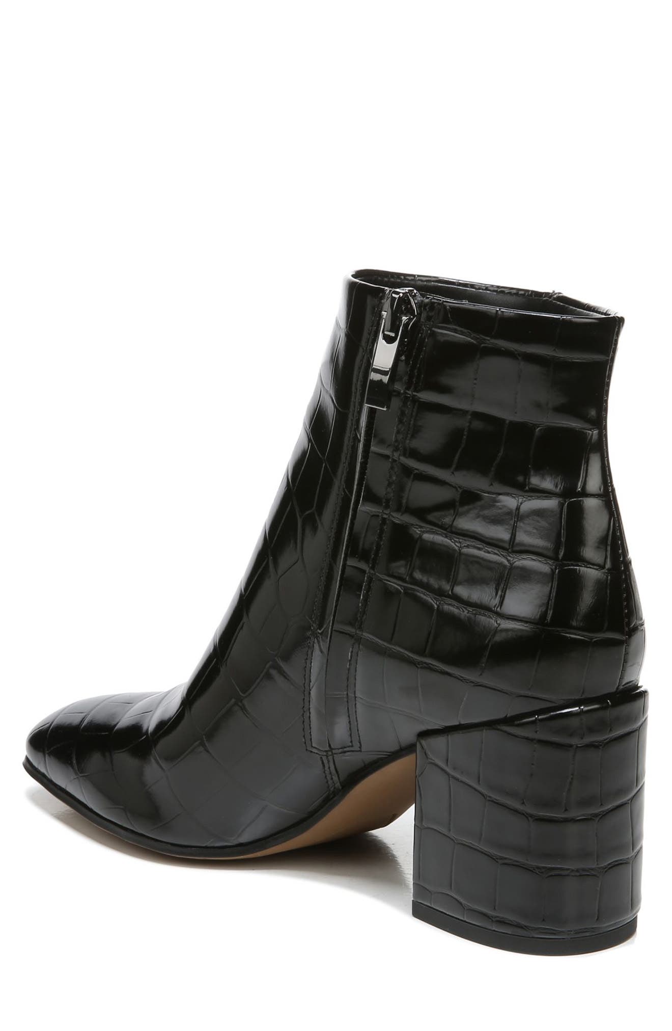 Franco Sarto Tenton Croc Embossed Bootie, Alternate, color, 