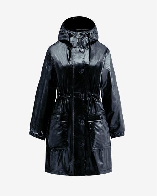 Jane Post Hamptons Rain Parka In Black