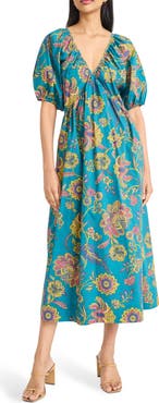 The Good Journey Puff Sleeve Maxi Dress