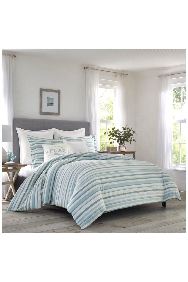 Clearwater Clay 3-Piece Comforter Set, Main, color, SILVER BLUE