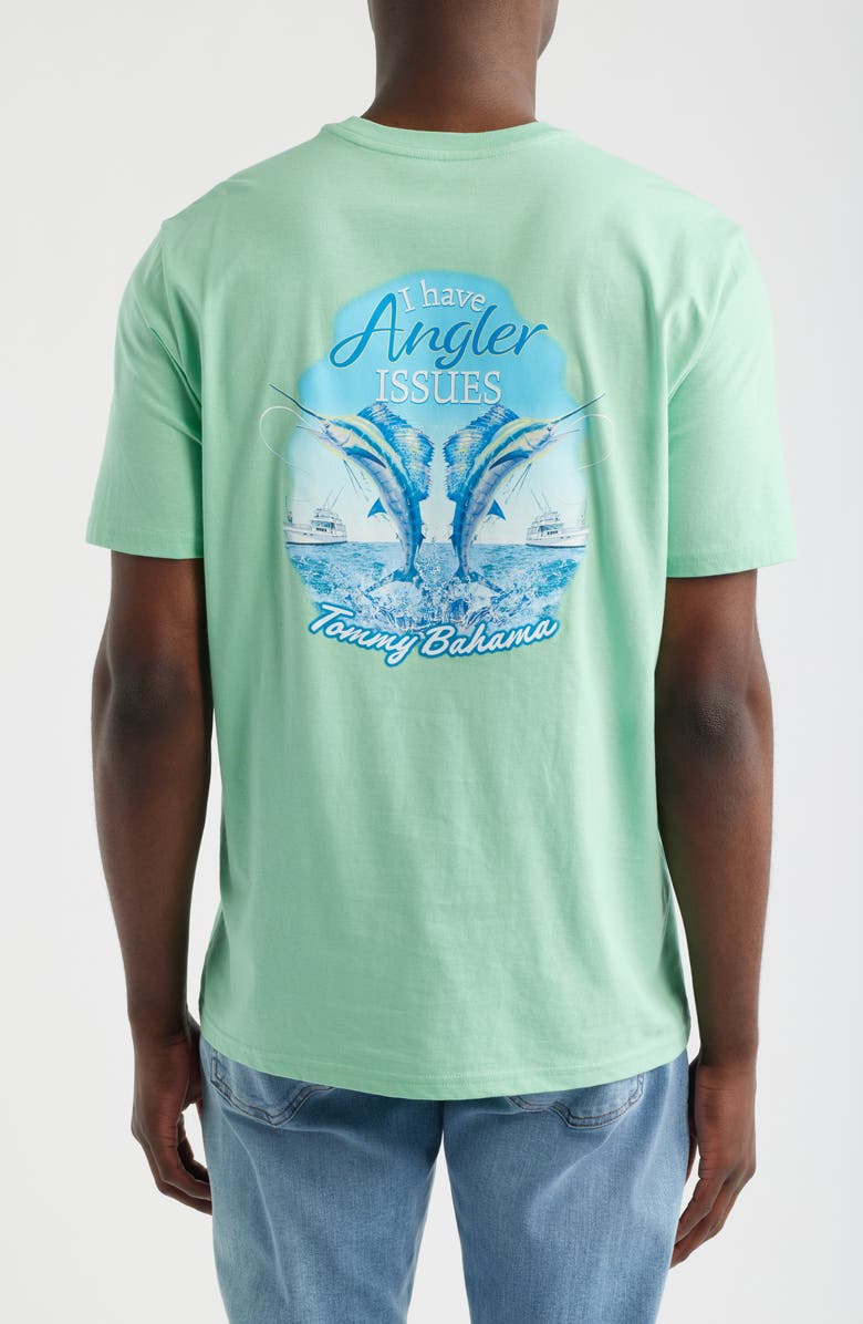 Tommy Bahama I have Angler Issues Cotton Graphic T-Shirt, Alternate, color, Light Neptune Heather
