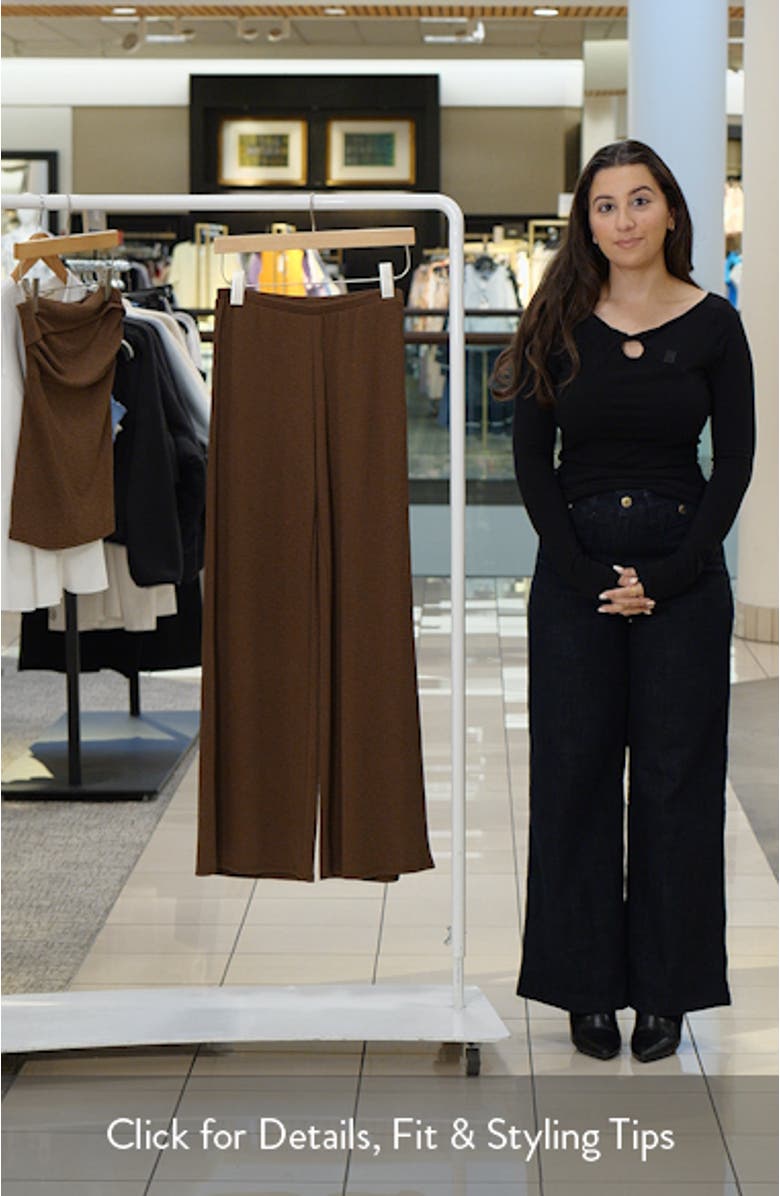 Crepe Wide Leg Pants, sales video thumbnail