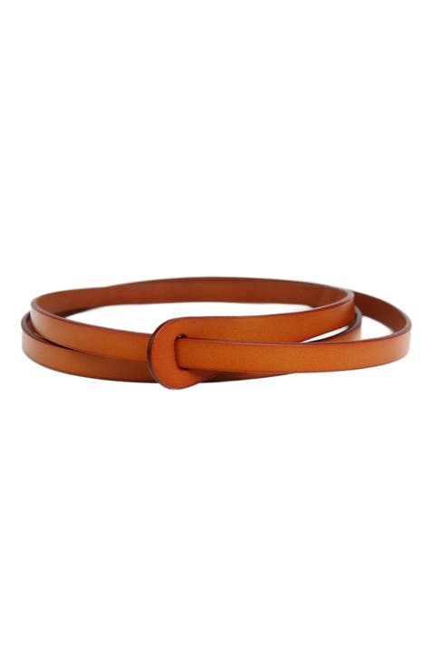 Tie The Knot Leather Belt