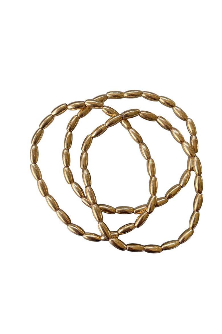 Lila Gold Stack Bracelets, Main, color, Gold