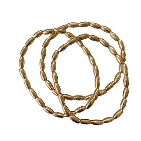 Lila Gold Stack Bracelets