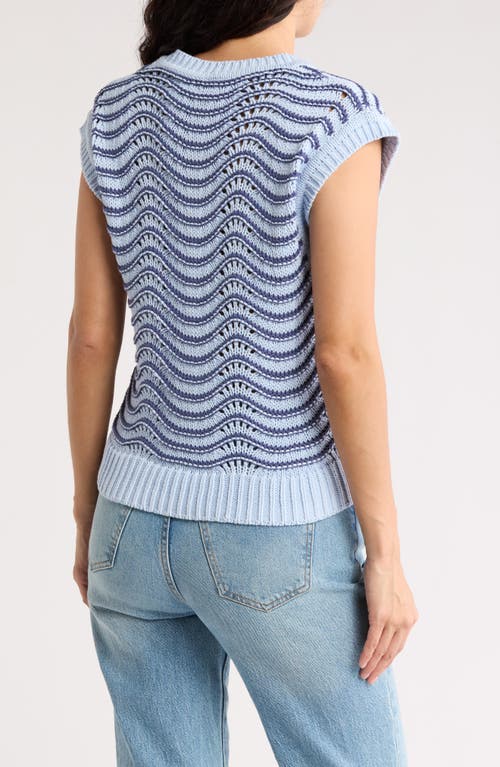 Melrose And Market Split Neck Sleeveless Sweater