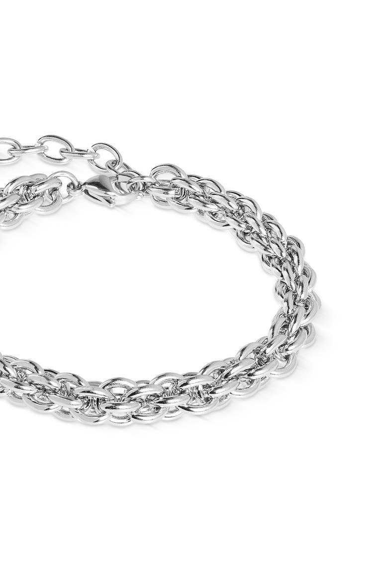 Mesh Chain Classic Bracelet, Alternate, color, Silver