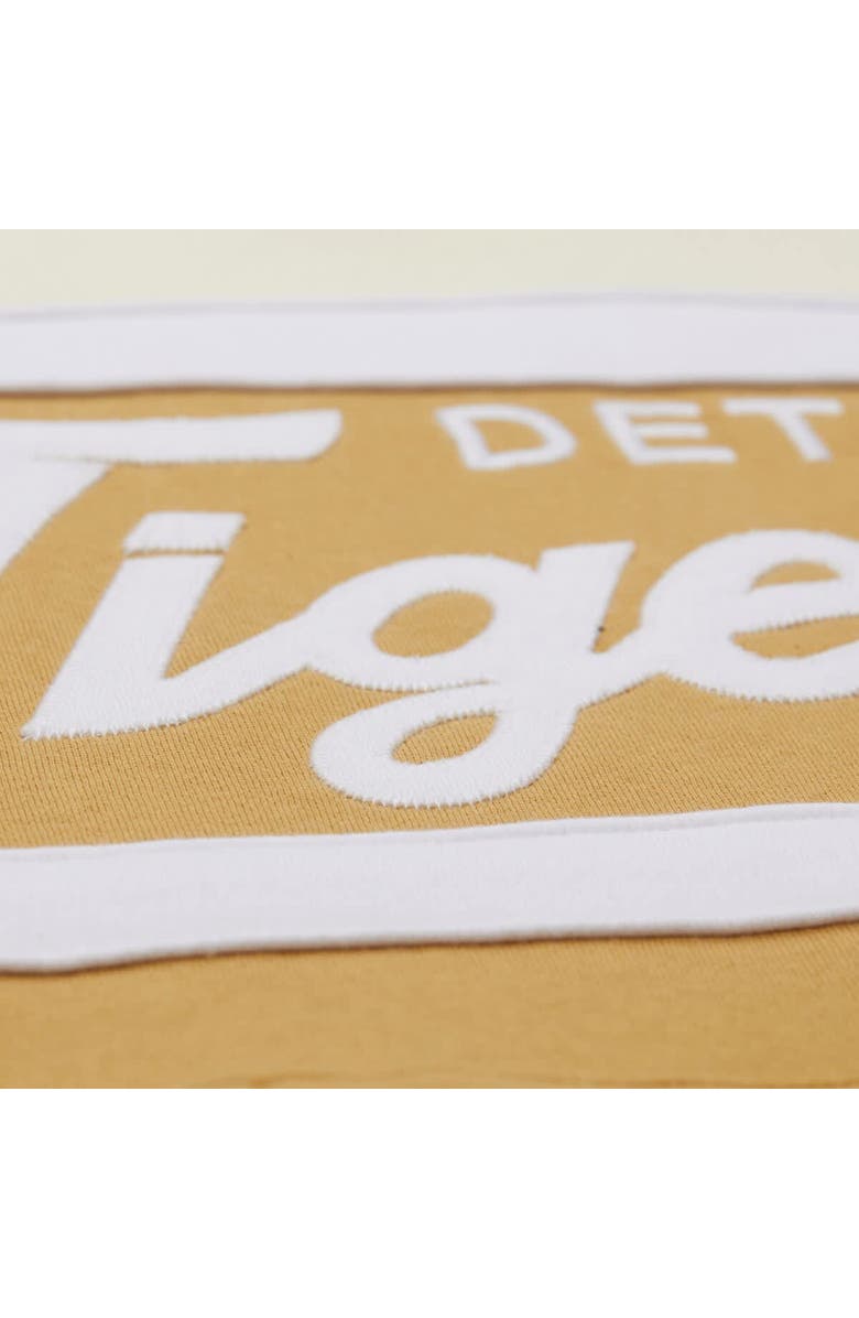 Mitchell & Ness Men's Mitchell & Ness Tan/Cream Detroit Tigers Head Coach Pullover Hoodie, Alternate, color, Tan