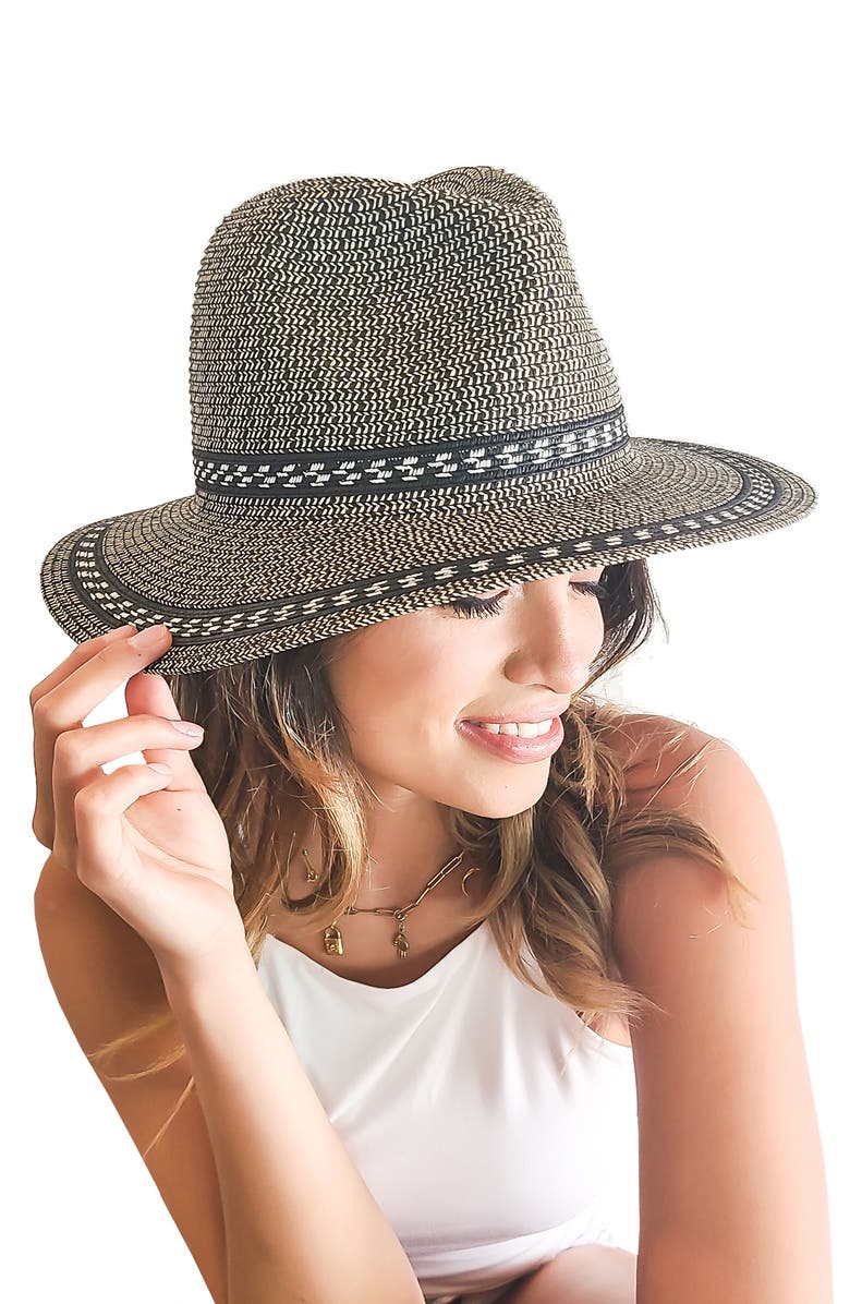Ruby Grey The Ruby Grey Marni Straw Fedora, Alternate, color,
