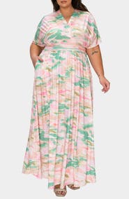 L I V D Reverie Empire Waist Maxi Dress