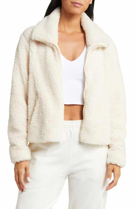 Beyond Yoga Faux Fur Zip Jacket