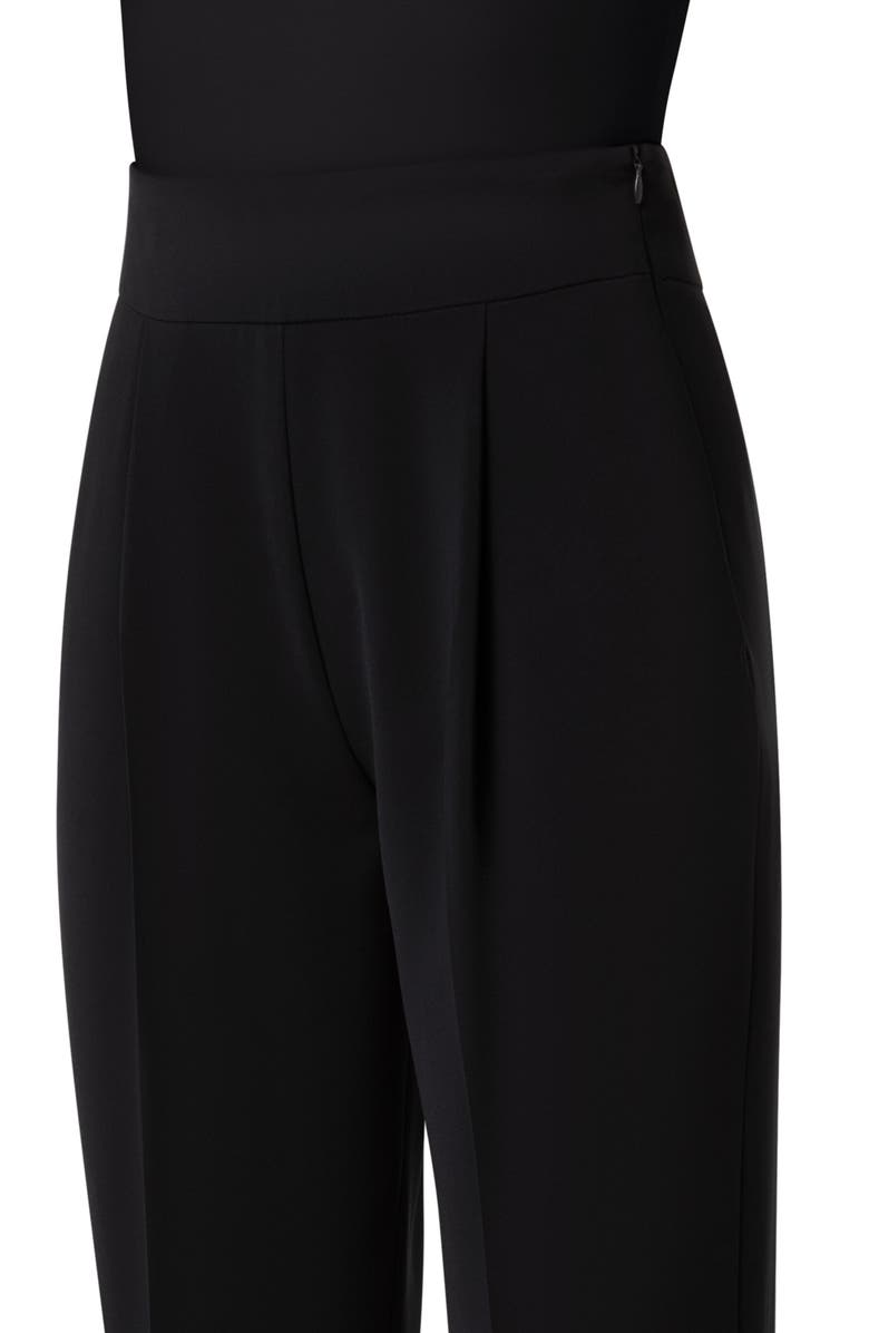 Akris punto Caro Pleat Front Tapered Leg Ankle Pants, Alternate, color, 