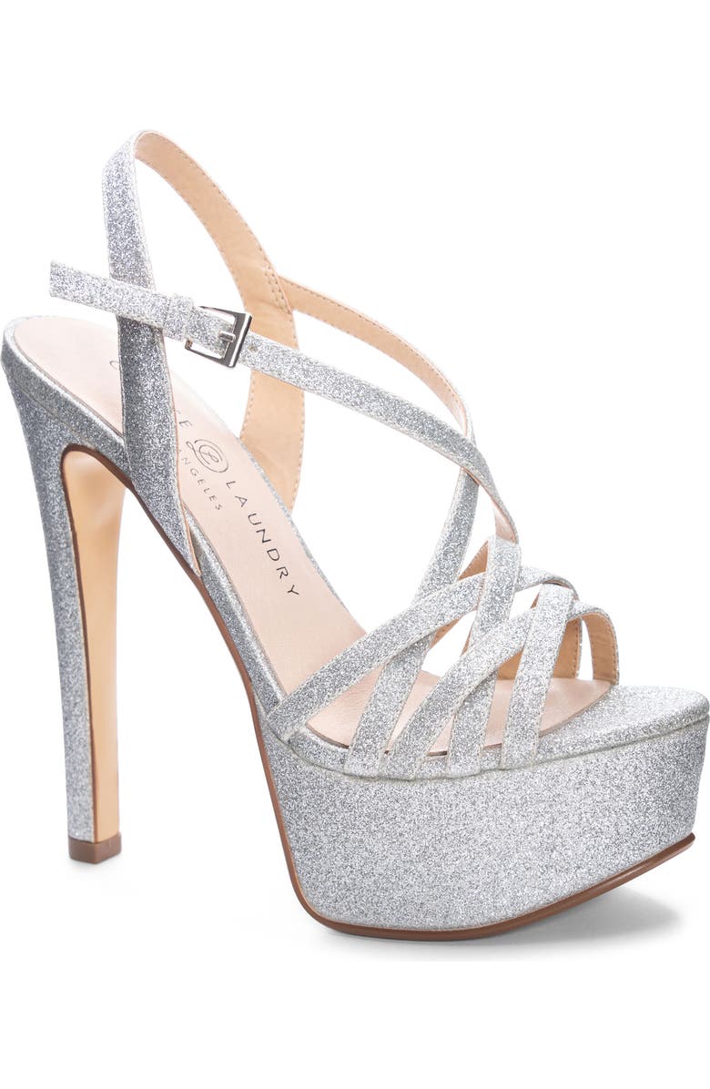 Chinese Laundry Teaser2 Glitter Platform Sandal, Main, color,