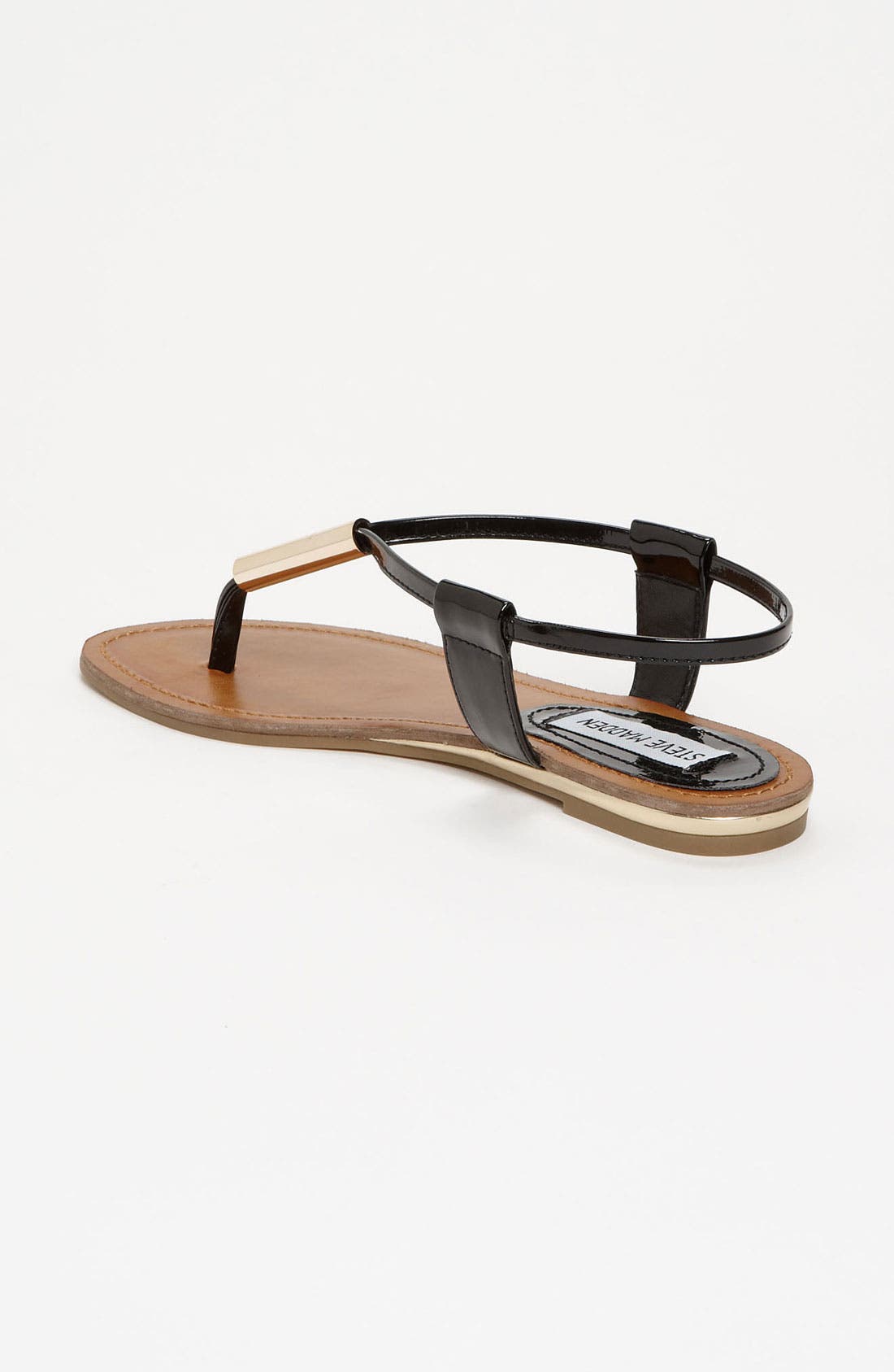 'Hamil' Sandal, Alternate, color, BLACK PATENT