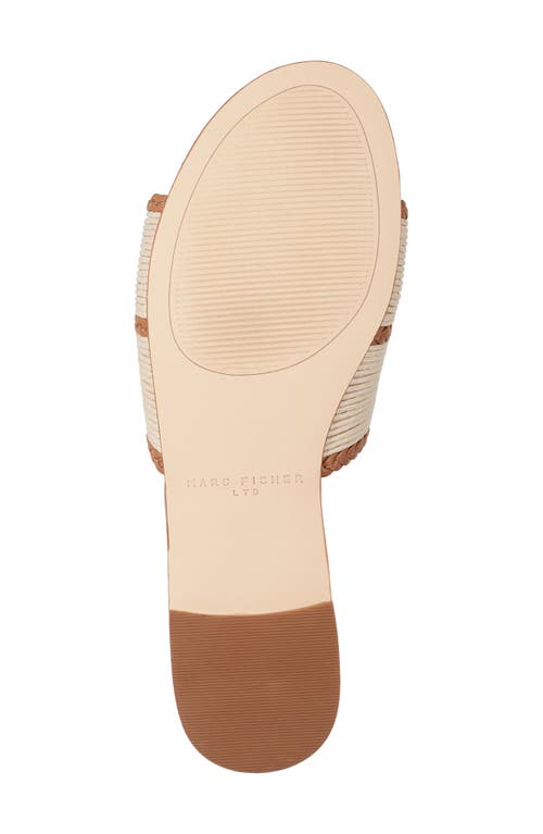 Marc Fisher Ltd Zuri Slide Sandal In Medium Natural