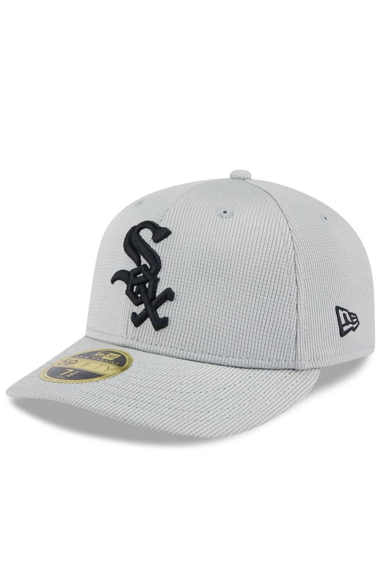 New Era Men's New Era  Gray Chicago White Sox 2025 Spring Training Low Profile 59FIFTY Fitted Hat, Alternate, color, Gray