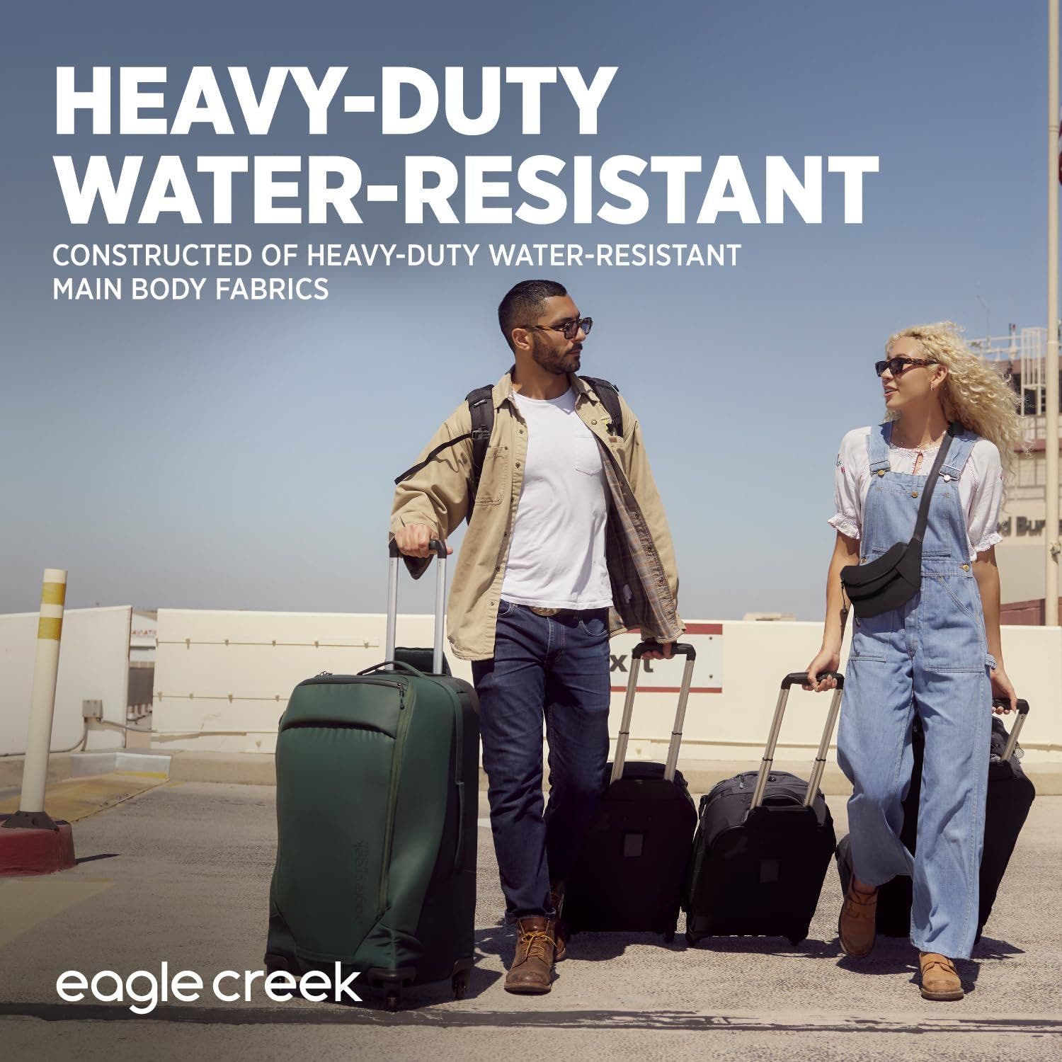 EAGLE CREEK Tarmac XE 4 Wheeled Carry On Luggage, Alternate, color, Black