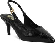 SHUSHOP Nigella Pointed Toe Slingback Pump