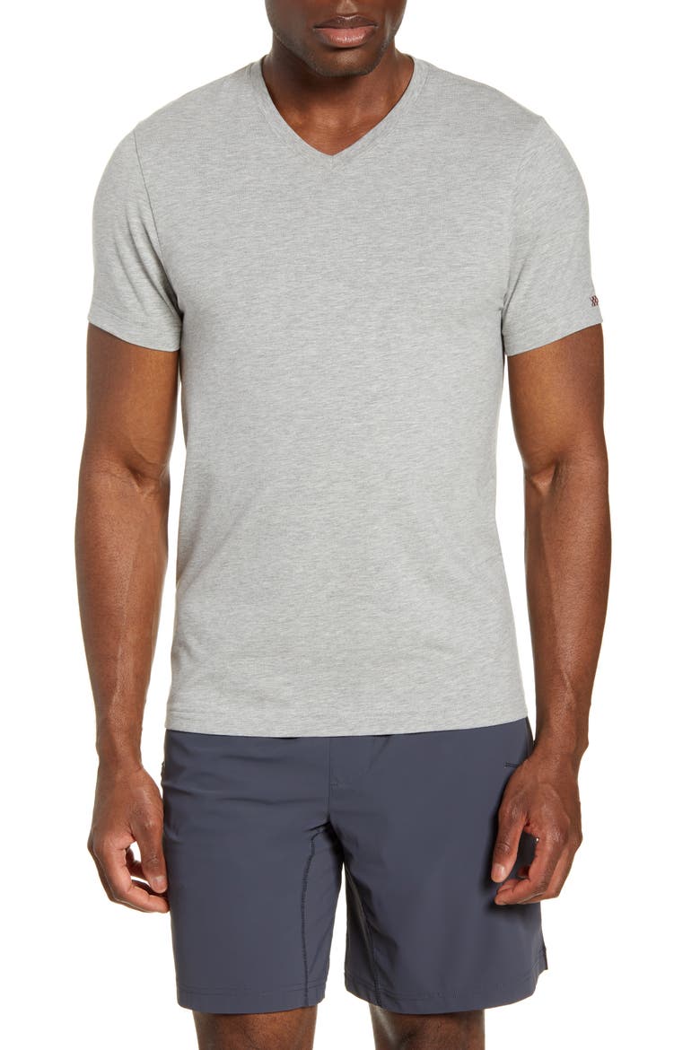 Element V-Neck T-Shirt, Main, color, HEATHER GREY