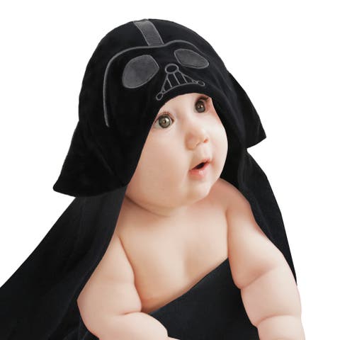 Star Wars Darth Vader Black Luxury Cotton Hooded Baby Bath Towel
