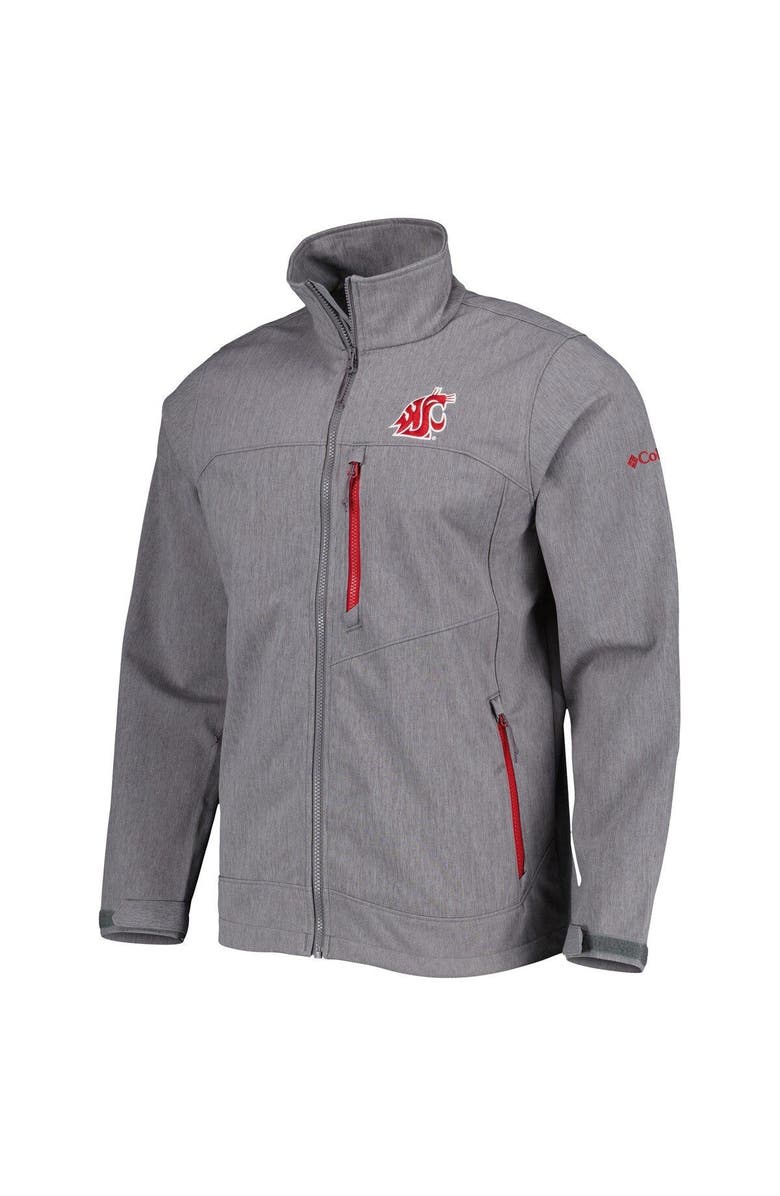 Columbia Men's Columbia Gray Washington State Cougars Ascender II Full-Zip Jacket, Alternate, color, 