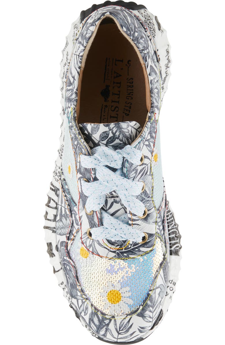 L'Artiste by Spring Step Zingy Sneaker, Alternate, color, Grey Multi