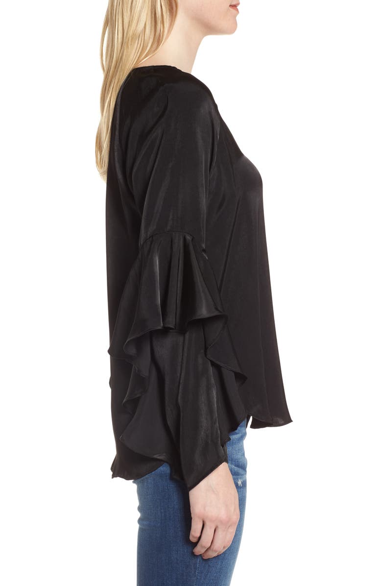 Chelsea28 Ruffle Sleeve Blouse, Alternate, color,