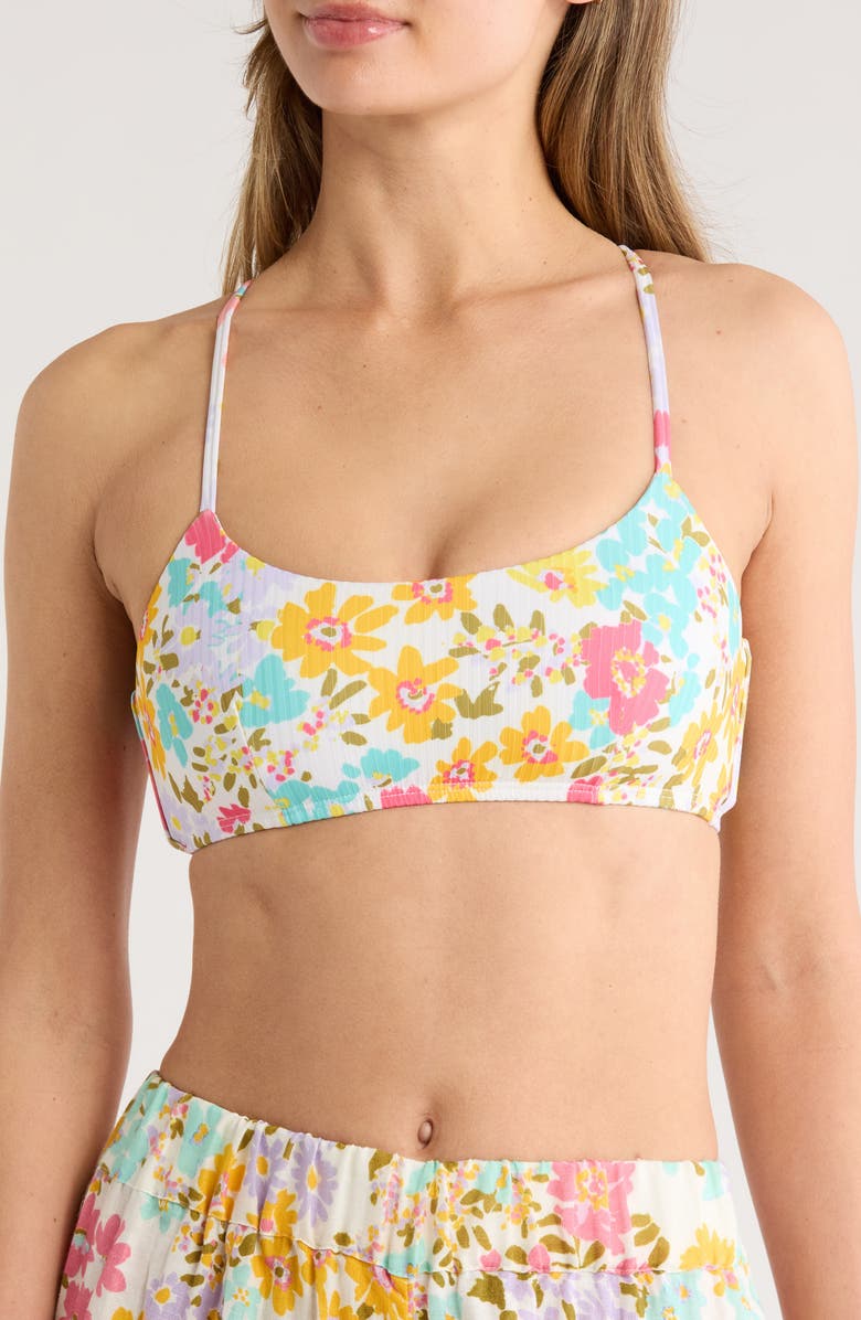 Vitamin A<sup>®</sup> Kai Bralette Bikini Top, Main, color, Wildflower