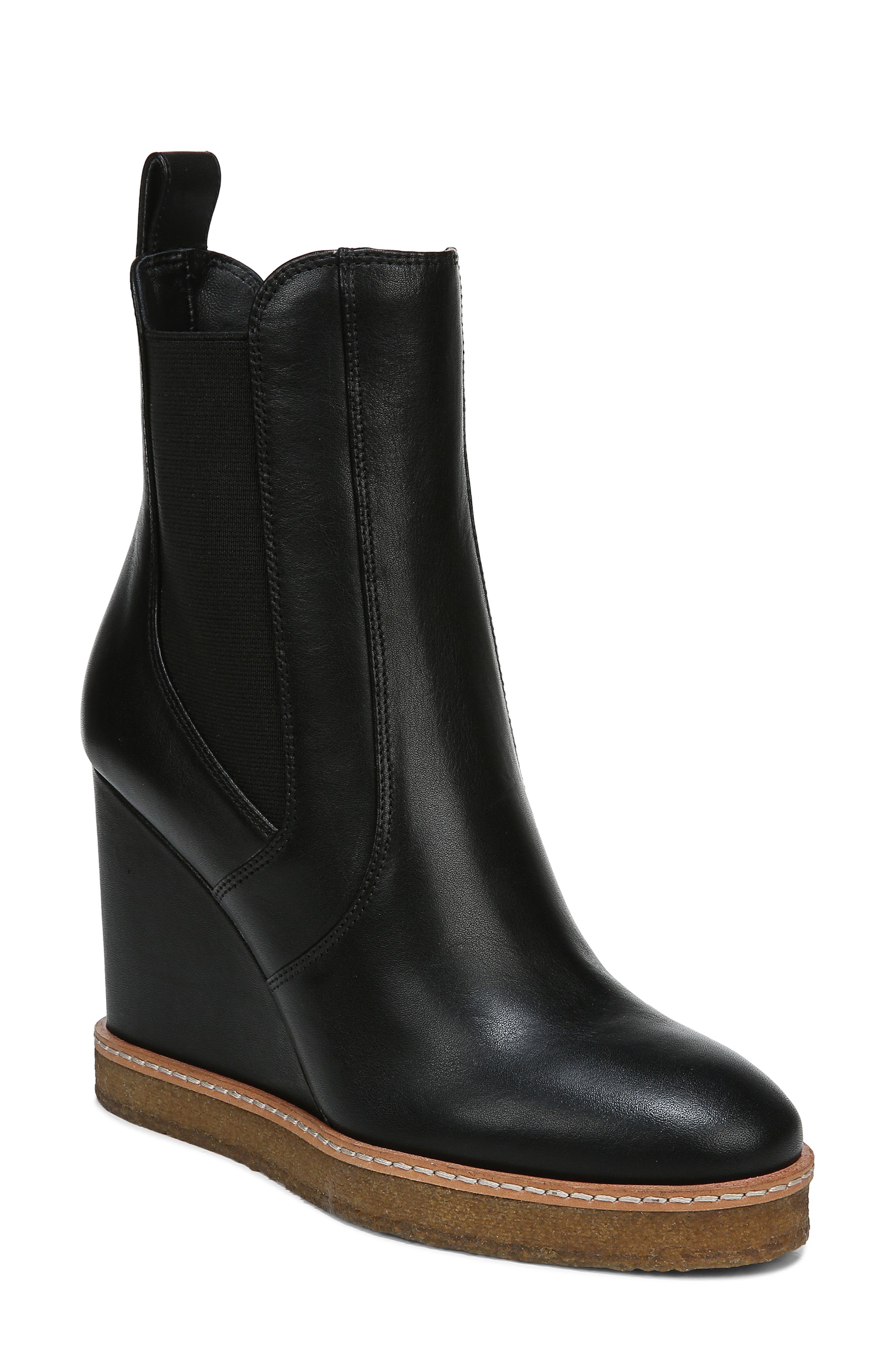 Veronica Beard Aari Waterproof Wedge Chelsea Boot, Main, color, 