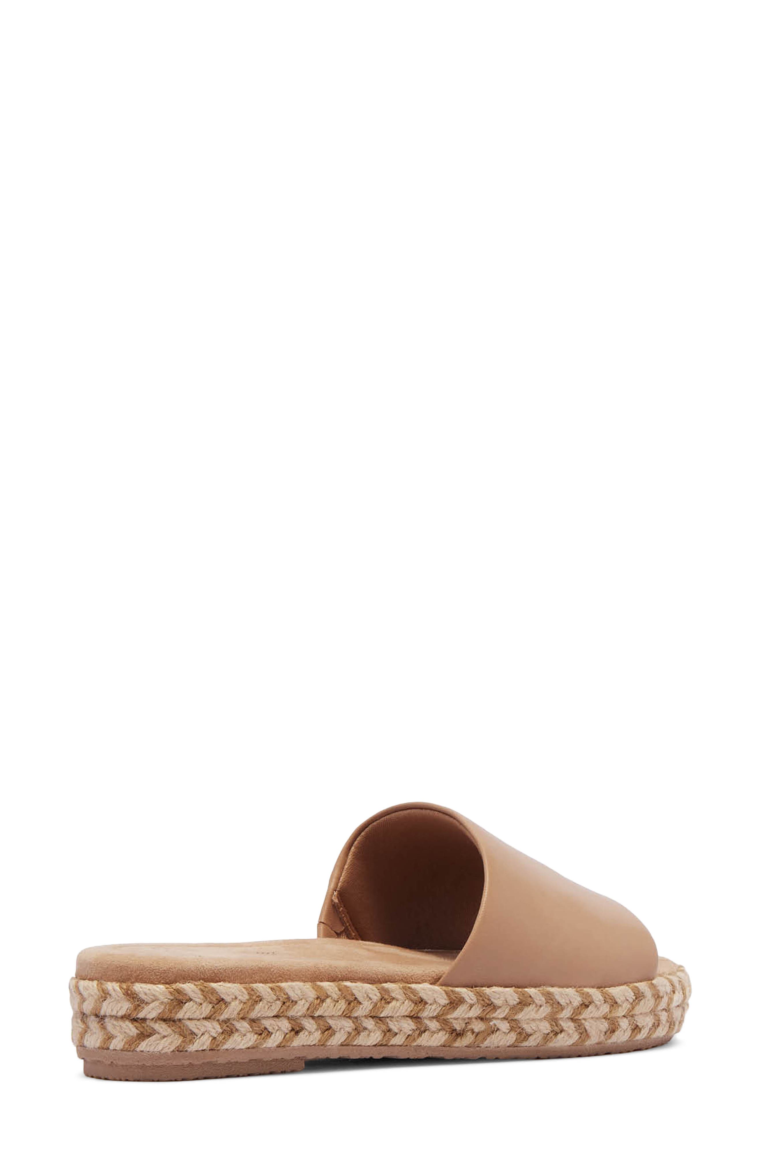 FRANKIE4 Lucia Espadrille Platform Slide Sandal, Alternate, color, 