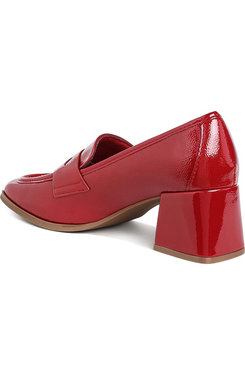 LONDON RAG Umdoni Penny Pump, Alternate, color, Burgundy