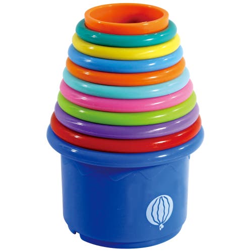 Nothing But Fun Toys Tower Of Fun Stacking Cups, 10 Pieces, 6 Mo+ In Multi