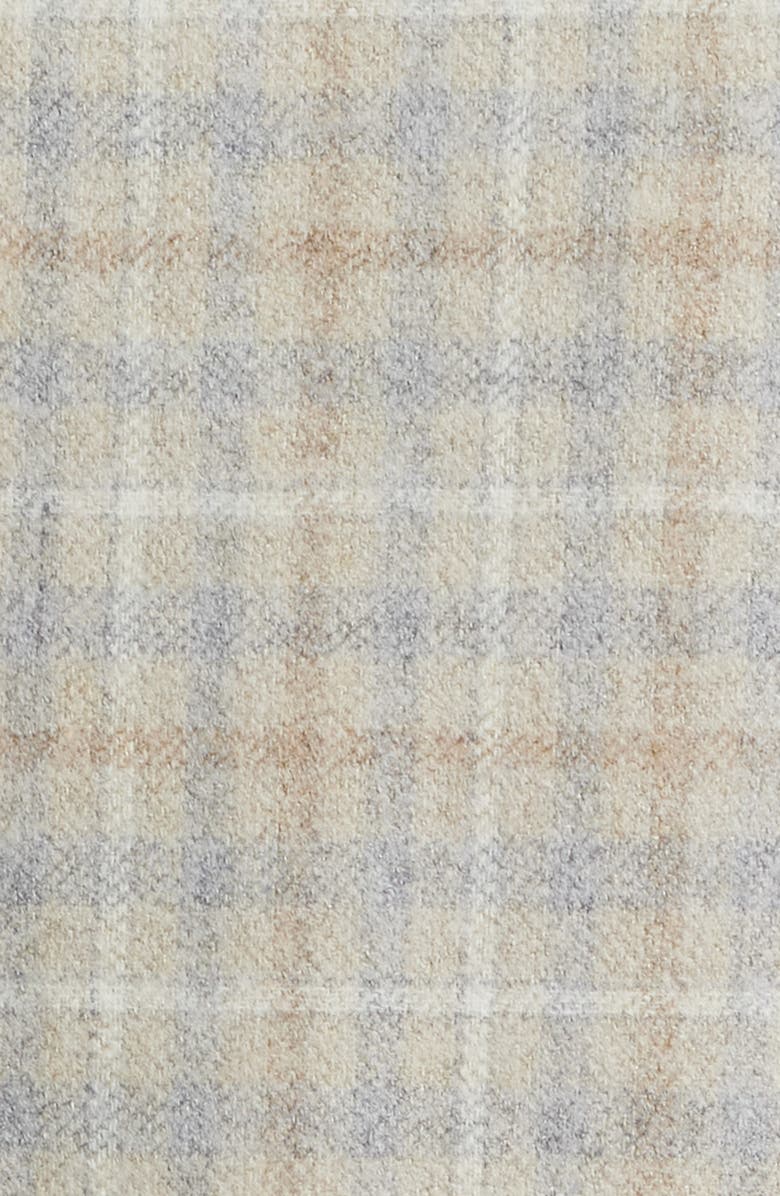 Canali Siena Regular Fit Tan Plaid Wool Blend Sport Coat, Alternate, color, Beige