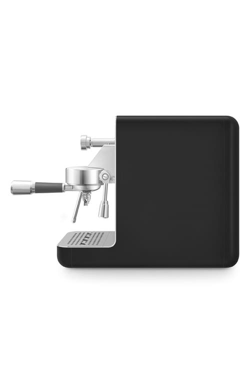 Smeg Mini Stainless-steel Espresso Coffee Machine Black In Matte Black