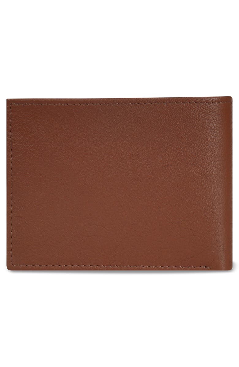 CHAMPS Onyx Leather RFID Bifold Wallet, Alternate, color, Brown