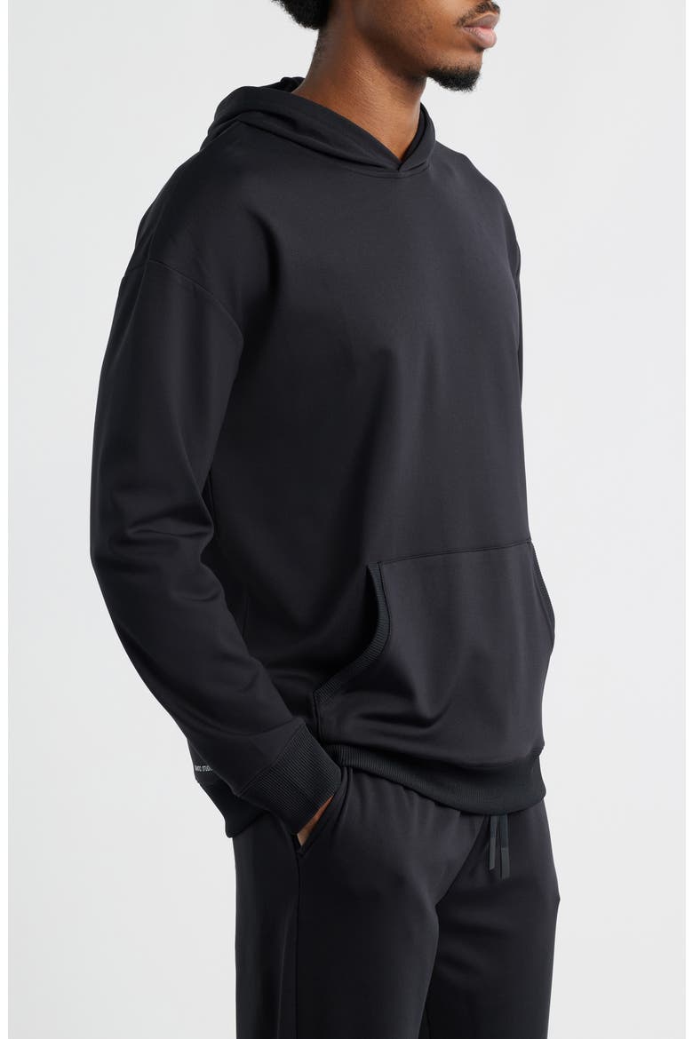Tempo Comfort Performance Hoodie, Alternate, color, BLACK